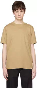 Футболка цвета хаки Johannes Norse Projects