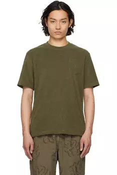 Футболка цвета хаки махровая OAS