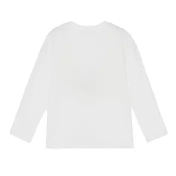 Футболка цвета слоновой кости с логотипом Armani, слоновая кость