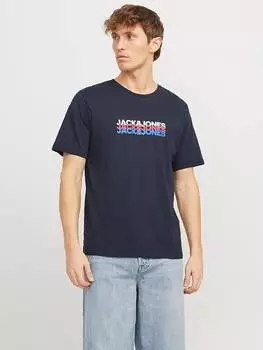 Футболка Cyber Jack & Jones, темно-синий