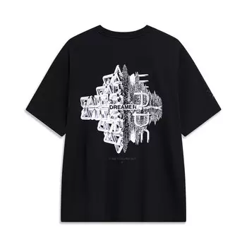 Футболка Cyril X Wade Collection, унисекс, черная Lining, черный