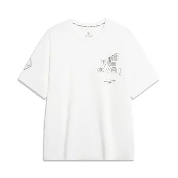 Футболка Cyril X Wade Collection унисекс молочно-белая Lining, слоновая кость