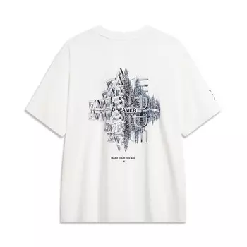 Футболка Cyril X Wade Collection унисекс молочно-белая Lining, слоновая кость