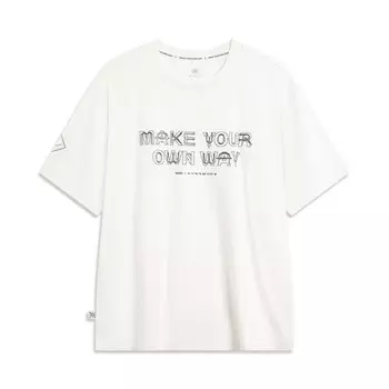 Футболка Cyril X Wade Collection унисекс молочно-белая Lining, слоновая кость