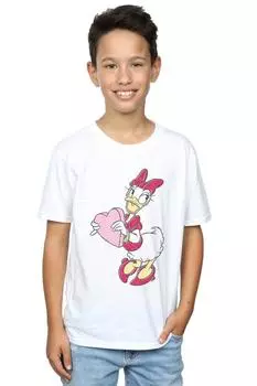 Футболка Daisy Duck Love Heart Disney, белый