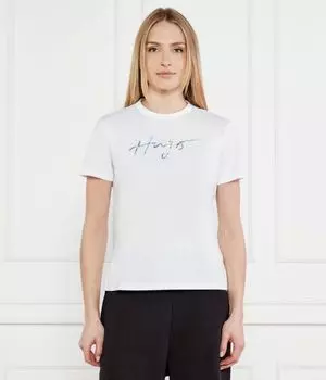 Футболка дамация_3 Regular fit Hugo, белый