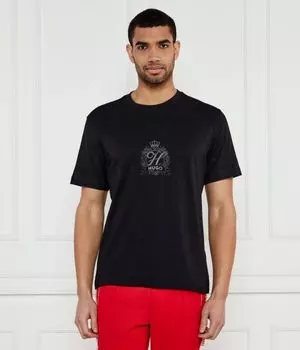Футболка дамонер Regular fit Hugo, черный