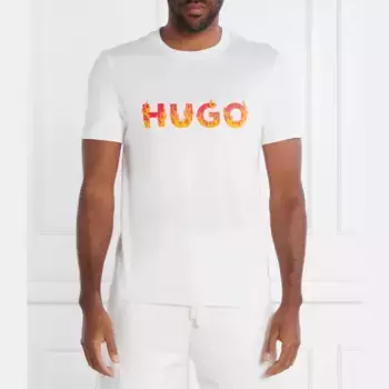 Футболка данда стандартного кроя Hugo, белый