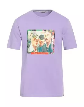 Футболка Daniele Alessandrini, светло-фиолетовый