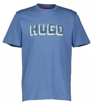 Футболка daqerio стандартного кроя Hugo, синий
