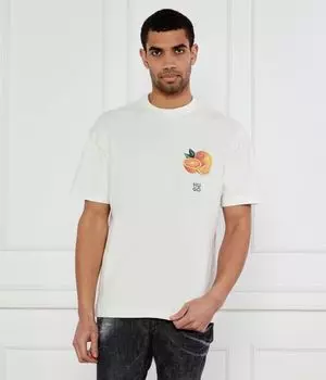 Футболка дарти Oversize fit Hugo, белый