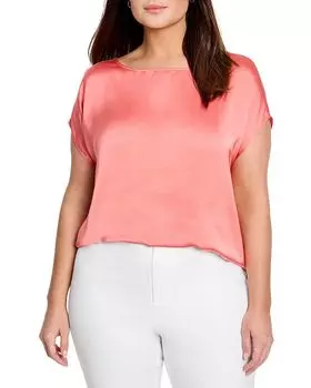 Футболка Day Gloss NIC+ZOE Plus, розовый