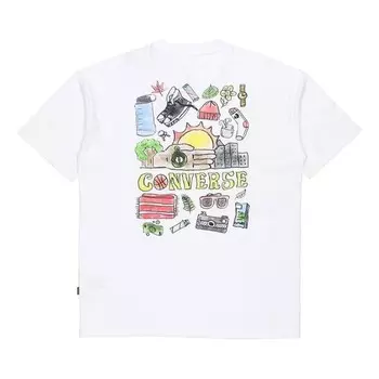 Футболка daylight kit tee white optical white Converse, белый