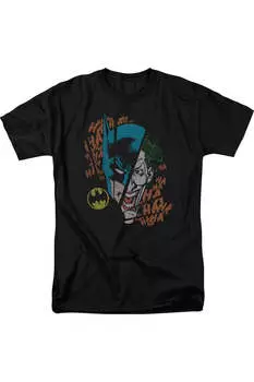 Футболка DC Comics Broken Visage с коротким рукавом для взрослых Gildan, черный