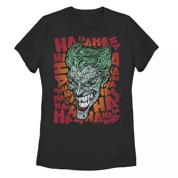 Футболка DC Comics для юниоров с изображением Бэтмена и Джокера «Улыбнись на этом лице» Licensed Character