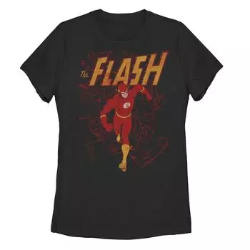 Футболка DC Comics для юниоров The Flash Collage Mashup Licensed Character