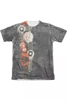 Футболка DC Comics Oh The Urbanity Adult 65/35 Poly/Cotton с коротким рукавом / футболка Gildan, белый