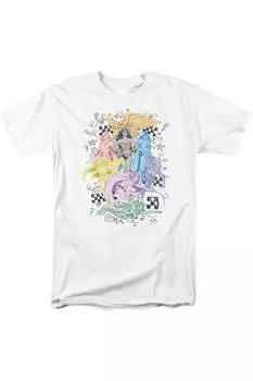 Футболка DC Comics с коротким рукавом для взрослых Gildan, белый