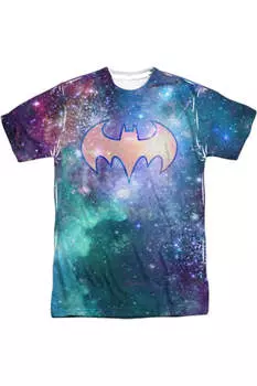 Футболка DC Comics Shielded Galaxy с коротким рукавом для взрослых из полиэстера Gildan, белый