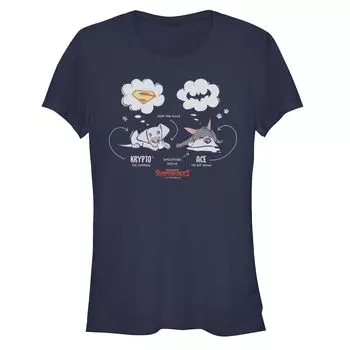 Футболка DC Comics Super Pets для юниоров Sleepy Krypto And Ace Licensed Character