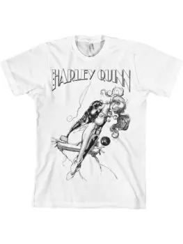 Футболка DC Commics Harley Quinn, белый