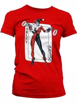 Футболка DC Commics Harley Quinn, красный