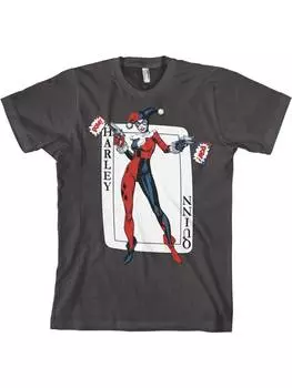 Футболка DC Commics Harley Quinn, серый
