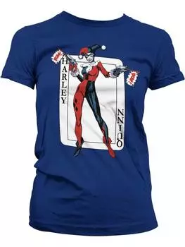 Футболка DC Commics Harley Quinn, синий