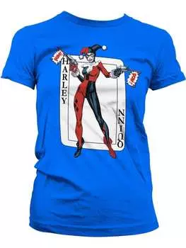 Футболка DC Commics Harley Quinn, синий