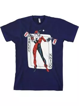 Футболка DC Commics Harley Quinn, синий