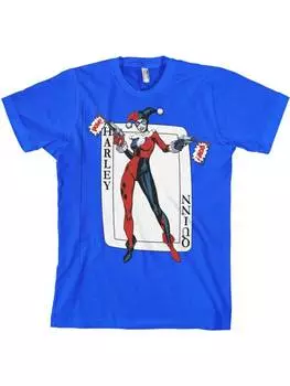 Футболка DC Commics Harley Quinn, синий