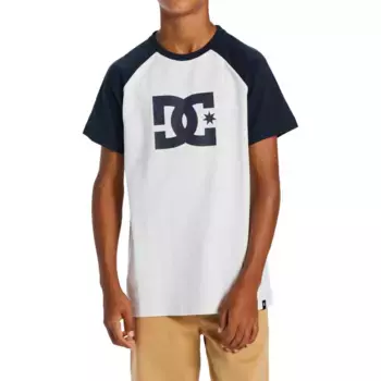 Футболка DC Shoes «DC Star», цвет Snow Heather/Navy Blazer
