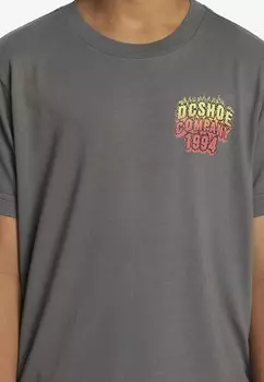 Футболка DC Shoes, пестрый светло-серый
