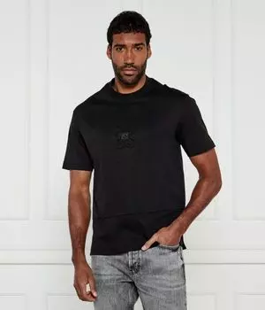 Футболка дебостак Relaxed fit Hugo, черный
