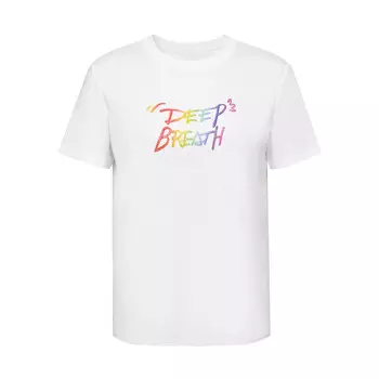 Футболка Deep Breath с градиентом и бисером, черный