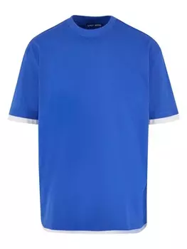 Футболка DEF, цвет blue/white