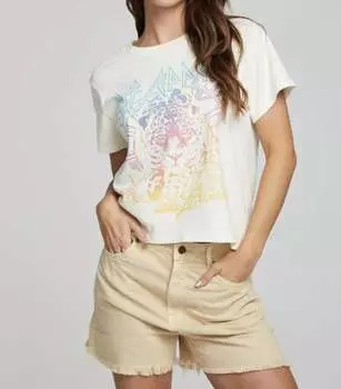 Футболка Def Leppard Animal в цвете Coco Milk Chaser