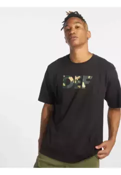 Футболка DEF "Мужская футболка DEF с надписью черная", черный