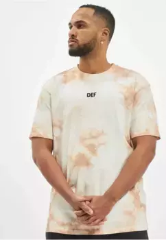 Футболка DEF "Мужская футболка DEF Tie Dye Capsule", бежевый