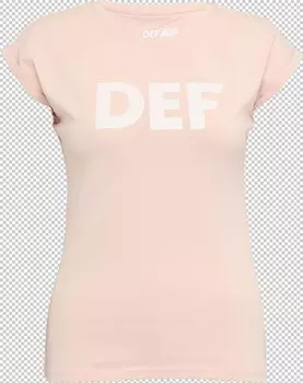 Футболка DEF Shirt, пастельный розовый
