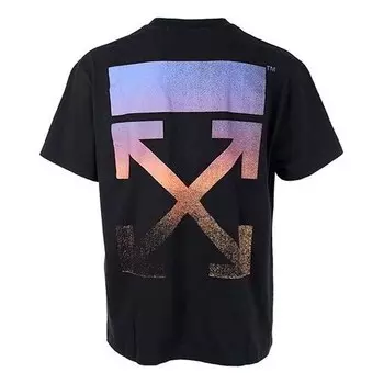 Футболка degrade arrow over tee 'black/multicolor' Off-White, черный