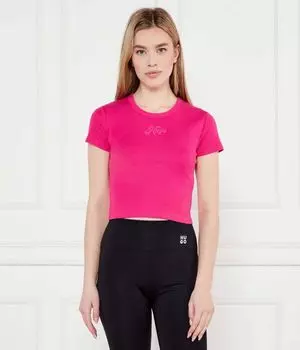 Футболка delanor_2 Cropped fit Hugo, розовый
