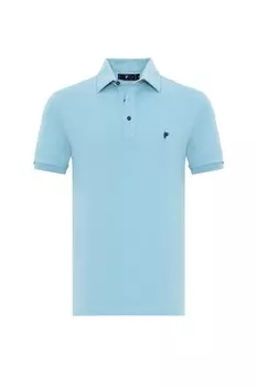 Футболка Denim Culture Theron, темно-синий/небесно-голубой