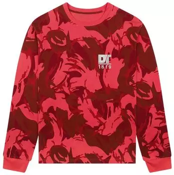 Футболка Denim Tears DT Outdoor Long-Sleeve Tee 'Red', красный