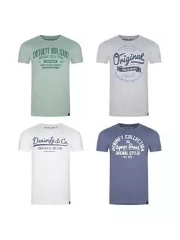 Футболка DENIMFY, разноцветный