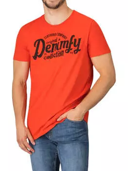 Футболка DENIMFY, зеленый