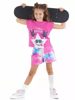 Футболка Denokids, цвет pink/bunt