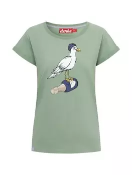 Футболка Derbe Sturmmwin, цвет hedge green