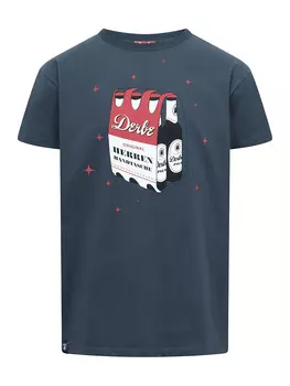 Футболка Derbe, темно-синий