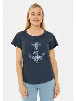 Футболка Derbe, темно-синий